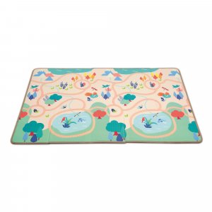 Grand tapis d'éveil pliable et réversible Ludi jouets