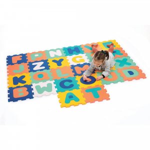 Tapis d'éveil dalles en mousse lettres alphabet Ludi jouets