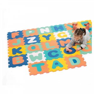 Tapis d'éveil dalles en mousse lettres alphabet Ludi jouets