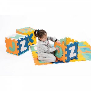Tapis d'éveil dalles en mousse lettres alphabet Ludi jouets