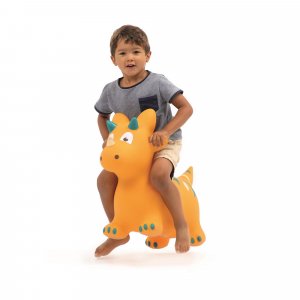 Mon dinosaure sauteur jaune Ludi jouets