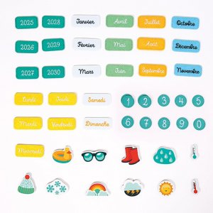 Calendrier semainier éducatif amande Ludi jouets