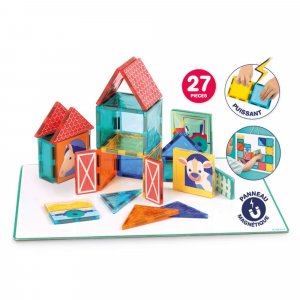 Jeu de construction panneau magnétique avec 27 pièces Ludi jouets