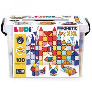 Jeu de construction magnétique xxl 100 pièces Ludi jouets