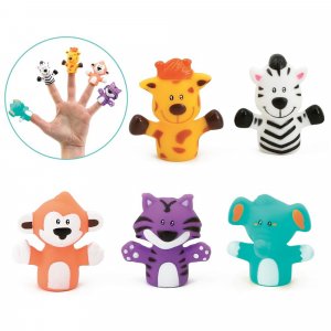 Marionnettes à doigts puppets animaux de la savane Ludi jouets