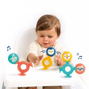 Jeu d'éveil à ventouses et balles sonores smac pop Ludi jouets