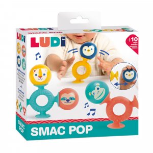 Jeu d'éveil à ventouses et balles sonores smac pop Ludi jouets