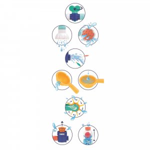 Jouet de bain grand circuit d'eau Ludi jouets