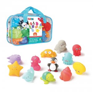 Jouets de bain aspergeurs 12 animaux de la mer Ludi jouets