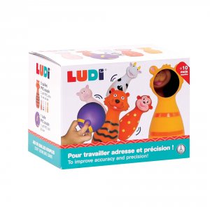 Jeu de quilles souples animaux Ludi jouets