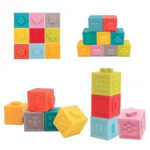 Cubes sensoriels emboitables Ludi jouets