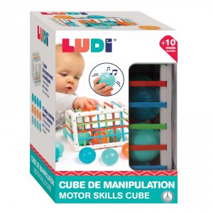 Cube de manipulation à balles Ludi jouets