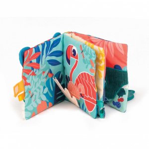 Livre d'éveil en tissu jungle Ludi jouets