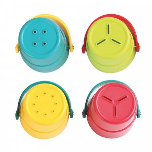 Lot de 4 seaux gigognes Ludi jouets