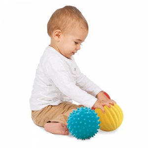 Lot de 3 balles sensorielles Ludi jouets