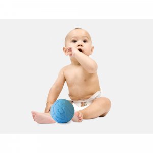 Lot de 3 balles sensorielles bleues Ludi jouets