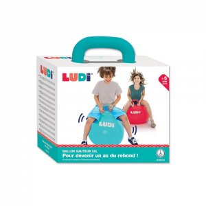 Ballon sauteur xxl bleu Ludi jouets