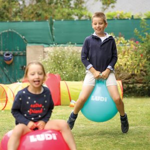 Ballon sauteur xxl bleu Ludi jouets