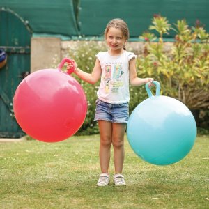Ballon sauteur xxl bleu Ludi jouets
