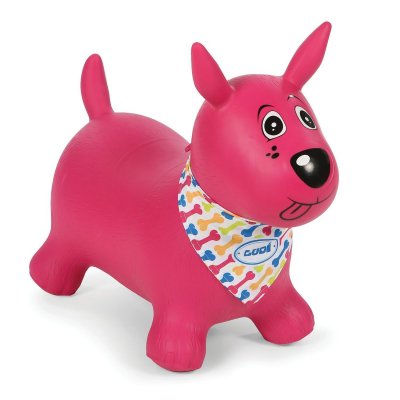 LUDI JOUETS Mon chien sauteur rose