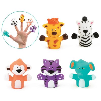 Marionnettes à doigts puppets animaux de la savane