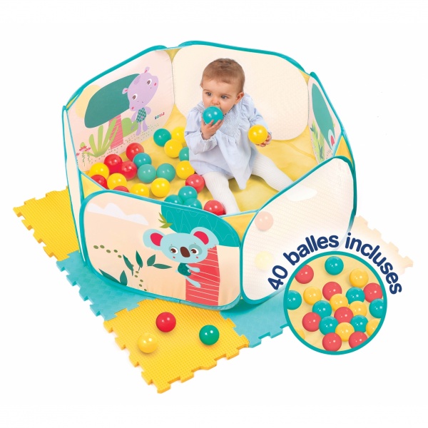 Aire de jeu à balles et tapis Ludi jouets