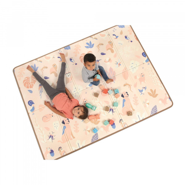 Grand tapis d'éveil pliable et réversible Ludi jouets