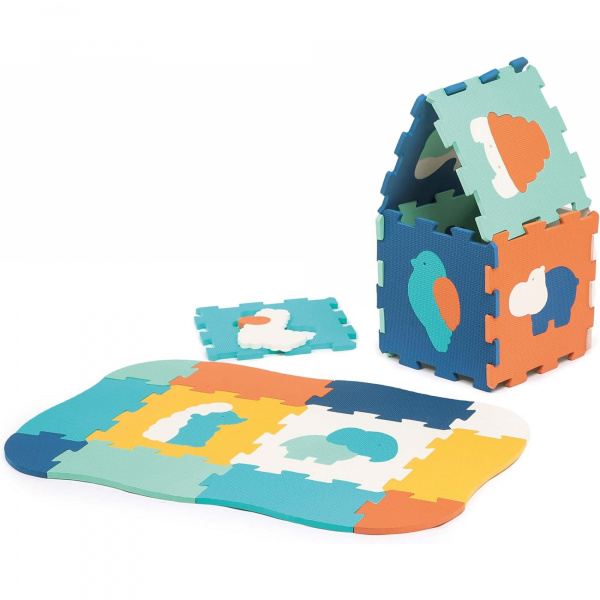 Tapis d'éveil en mousse dalles - animaux Ludi jouets