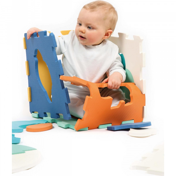 Tapis d'éveil en mousse dalles - animaux Ludi jouets