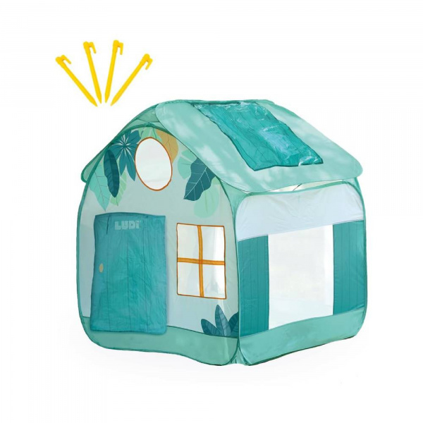 Maison tente de jeu cottage xxl d'extérieur pour enfant Ludi jouets