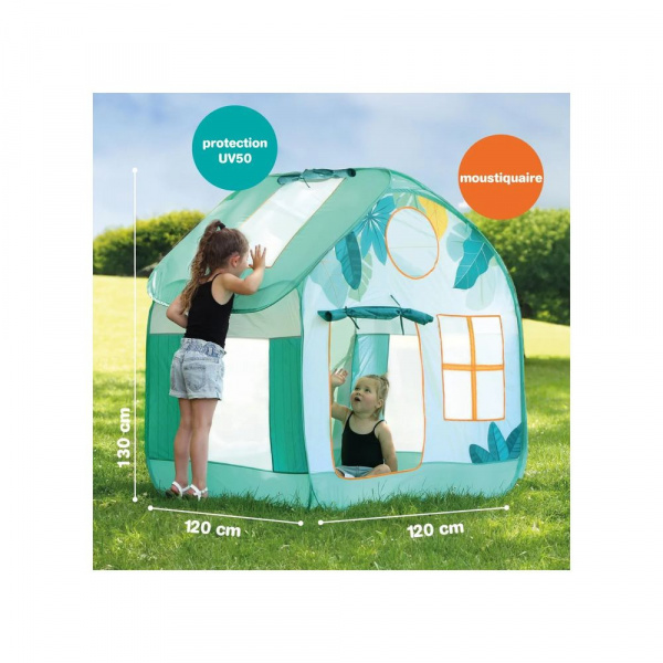 Maison tente de jeu cottage xxl d'extérieur pour enfant Ludi jouets