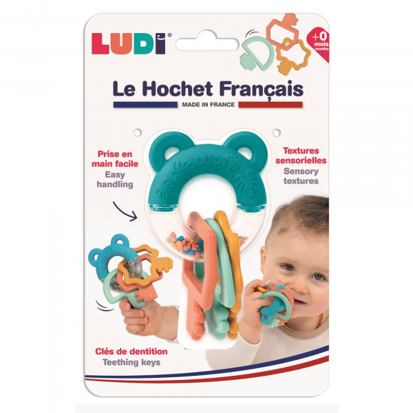 Hochet anneau de dentition clés Ludi jouets