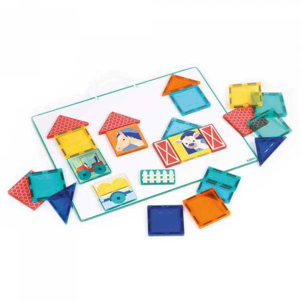 Jeu de construction panneau magnétique avec 27 pièces Ludi jouets