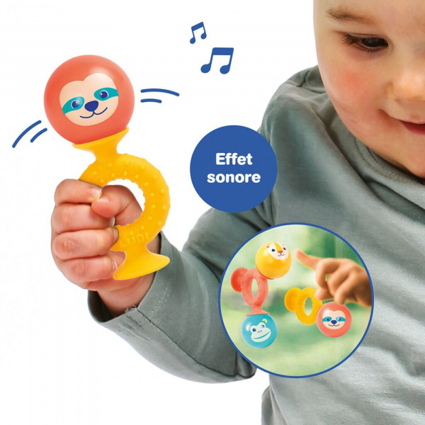 Jeu d'éveil à ventouses et balles sonores smac pop Ludi jouets