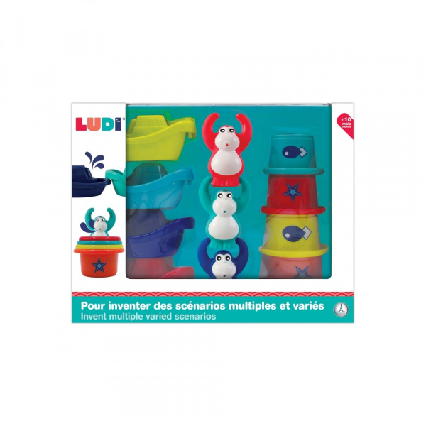 Coffret jouets de bain Ludi jouets