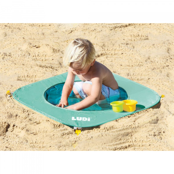 Piscine de plage bleue pop up Ludi jouets