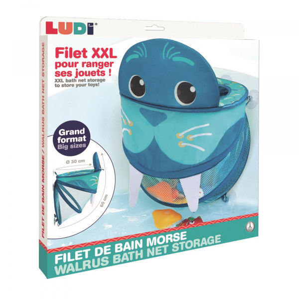Jouet et filet de bain morse Ludi jouets