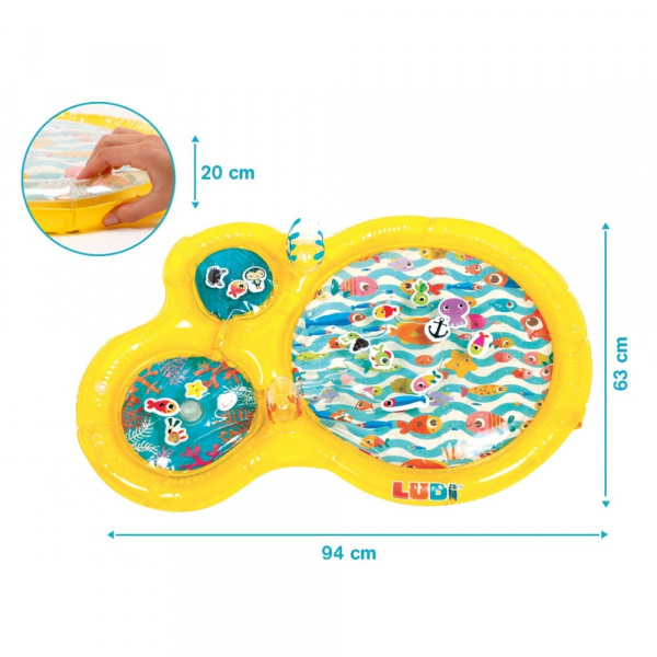 Tapis d'eau jaune Ludi jouets