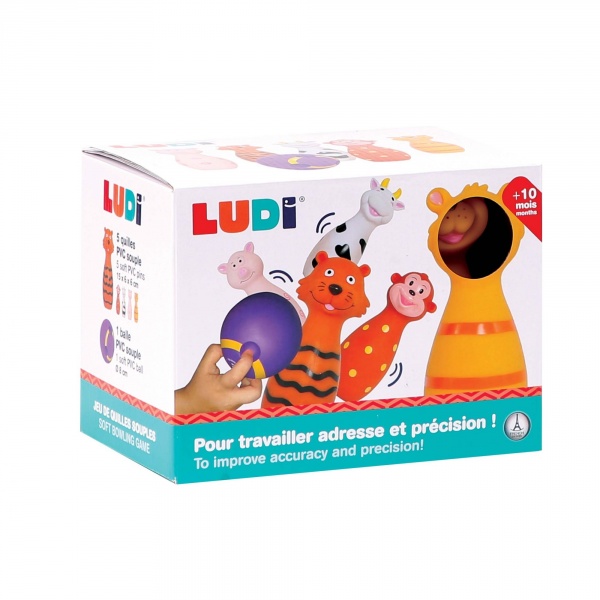 Jeu de quilles souples animaux Ludi jouets