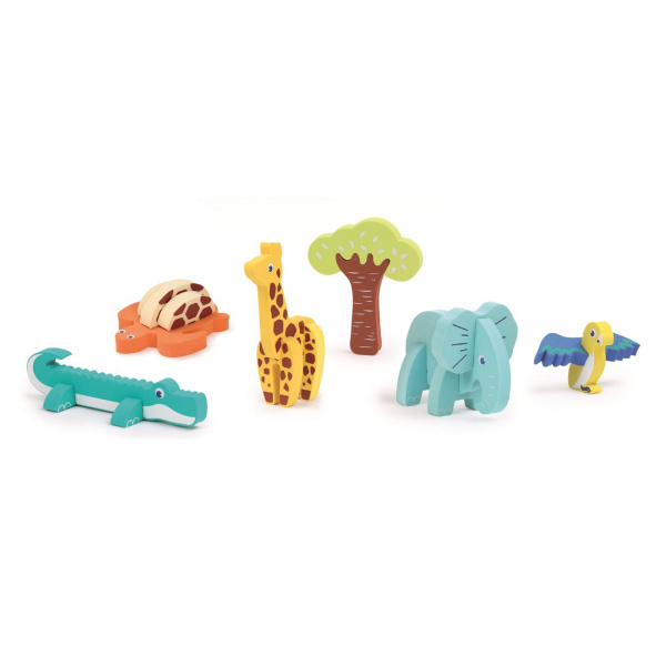 Puzzle 3d en mousse pour enfant animaux Ludi jouets
