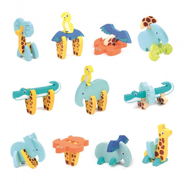Puzzle 3d en mousse pour enfant animaux Ludi jouets
