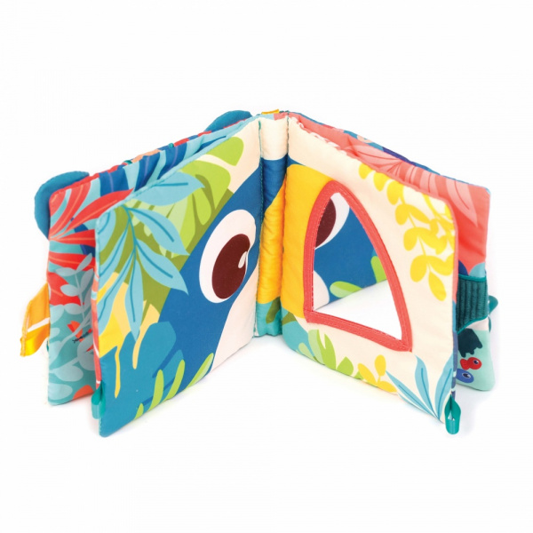 Livre d'éveil en tissu jungle Ludi jouets