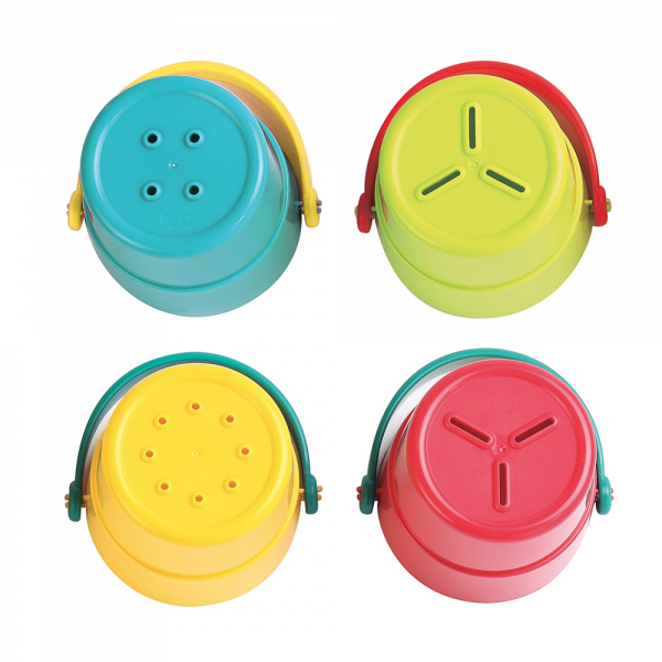 Lot de 4 seaux gigognes Ludi jouets