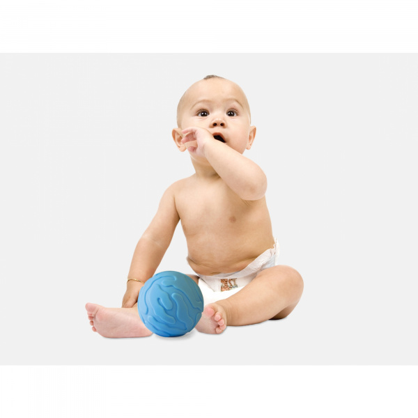 Lot de 3 balles sensorielles bleues Ludi jouets