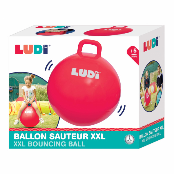 Ballon sauteur xxl rouge Ludi jouets