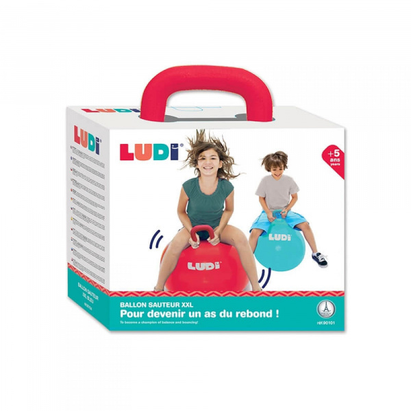 Ballon sauteur xxl rouge Ludi jouets