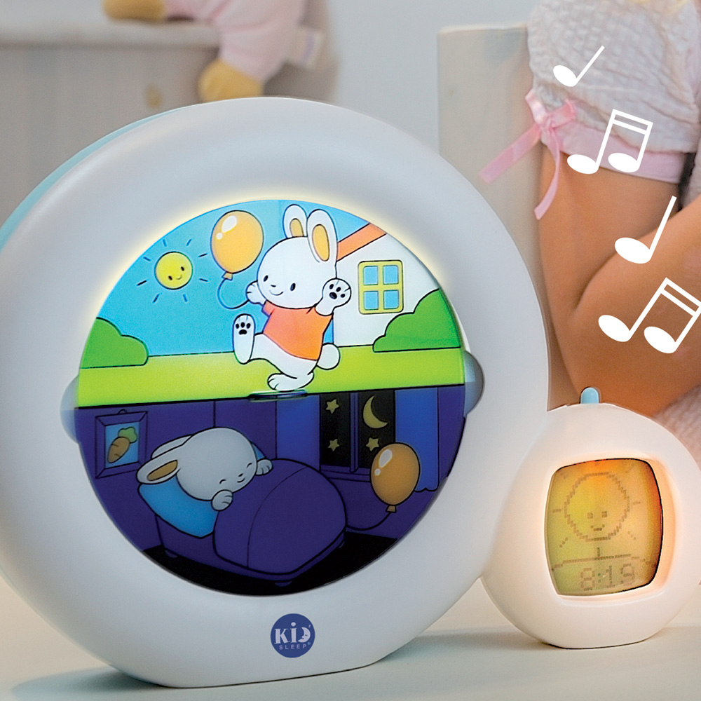 Veilleuse réveil bébé musicale évolutive moon de Kid sleep sur allobébé