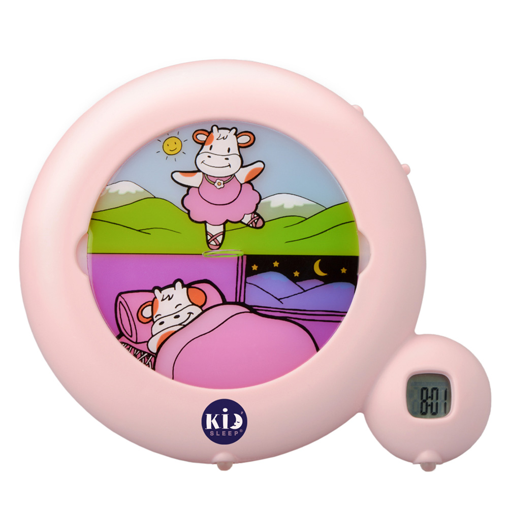 Veilleuse bébé réveil kid sleep classic rose clair de Kid sleep sur
