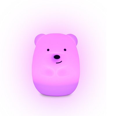 Grande veilleuse silicone ours