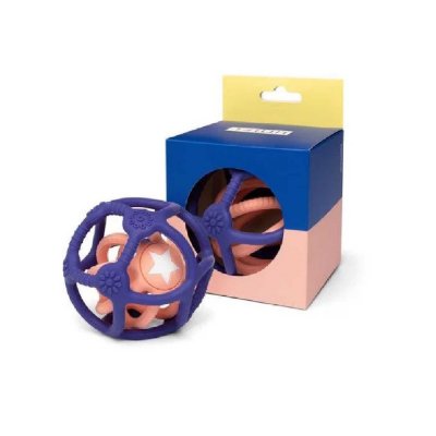 Lot de 2 balles sensorielles bleu et rose